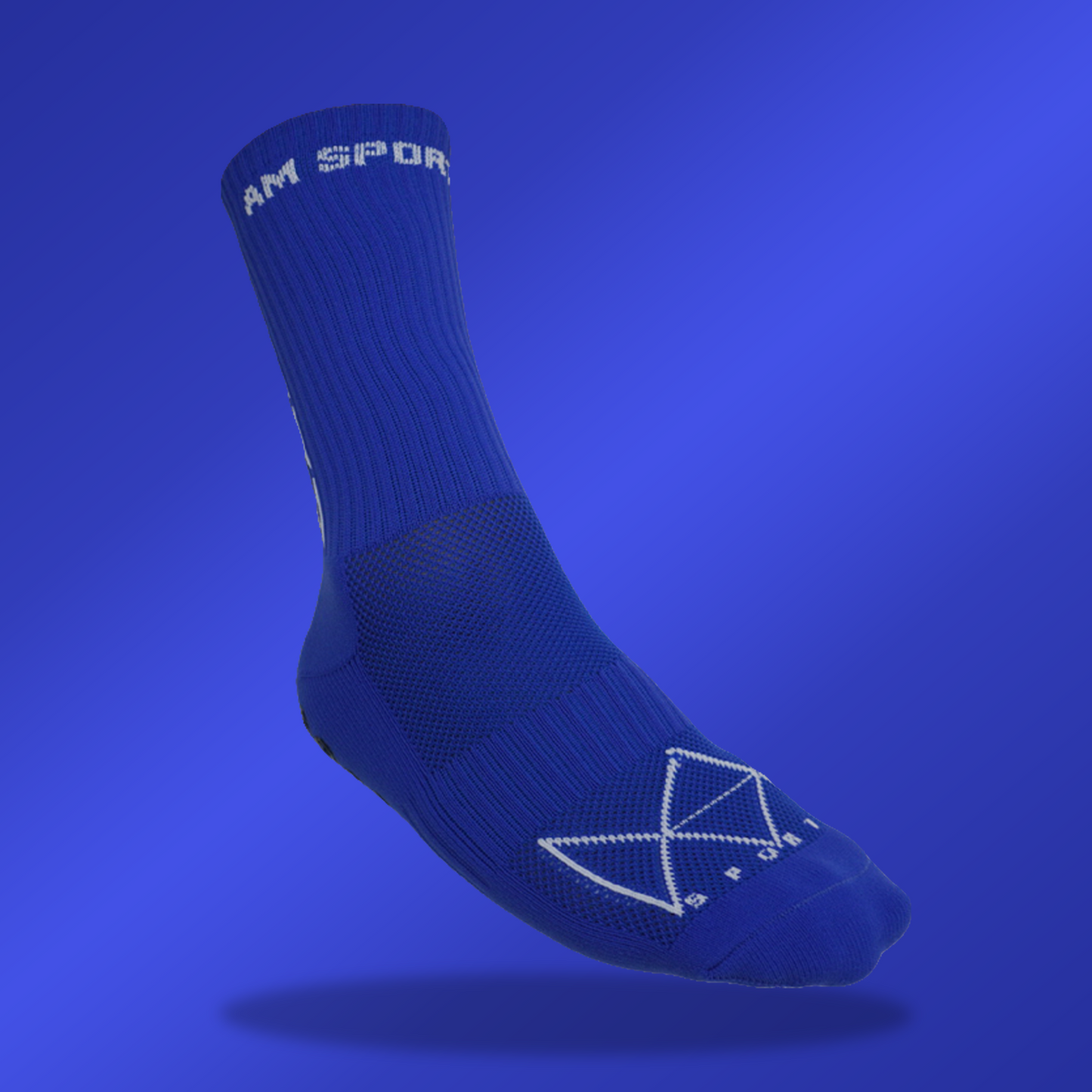 AM SPORTS GRIP SOCKS 1.0 (Royal Blue)