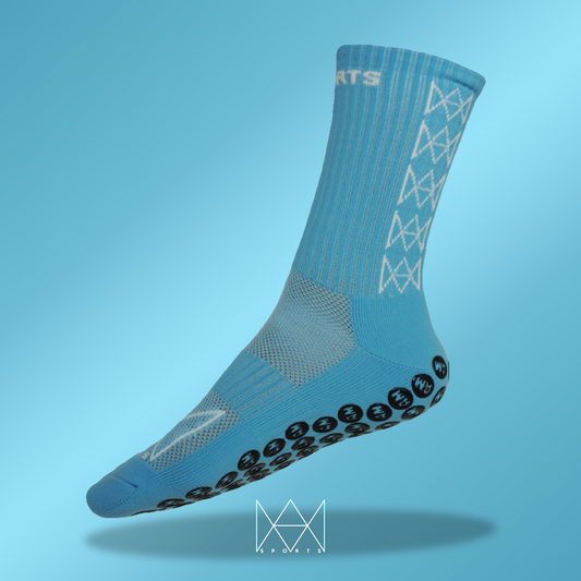 AM SPORTS GRIP SOCKS 1.0 (Baby Blue)