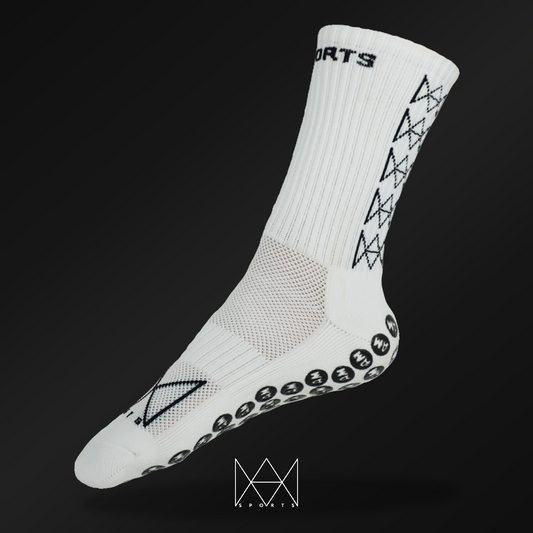 AM SPORTS GRIP SOCKS 1.0 (White)