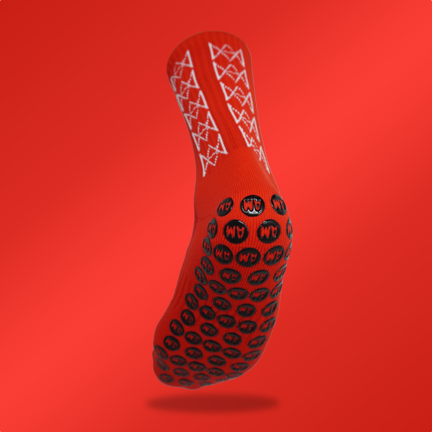 AM SPORTS GRIP SOCKS 1.0 (Red)