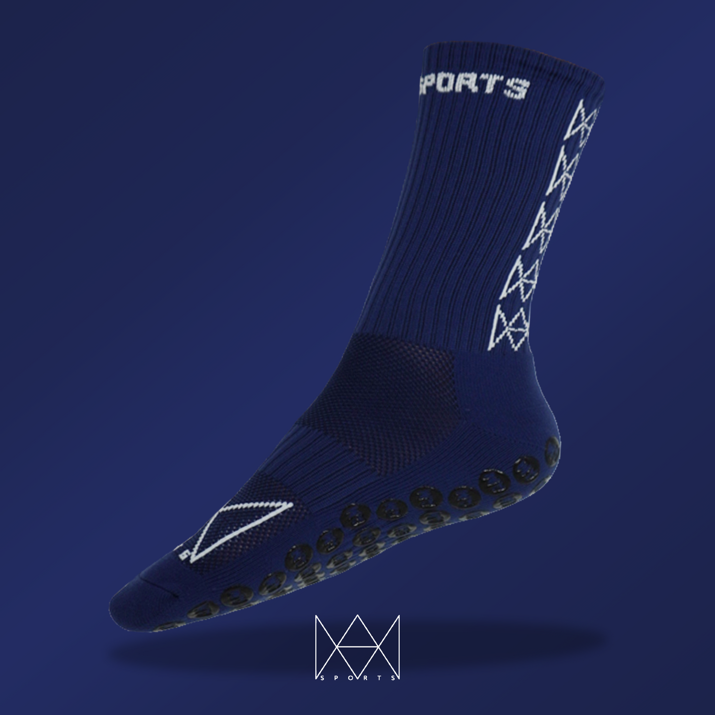 AM SPORTS GRIP SOCKS 1.0 (Navy Blue)