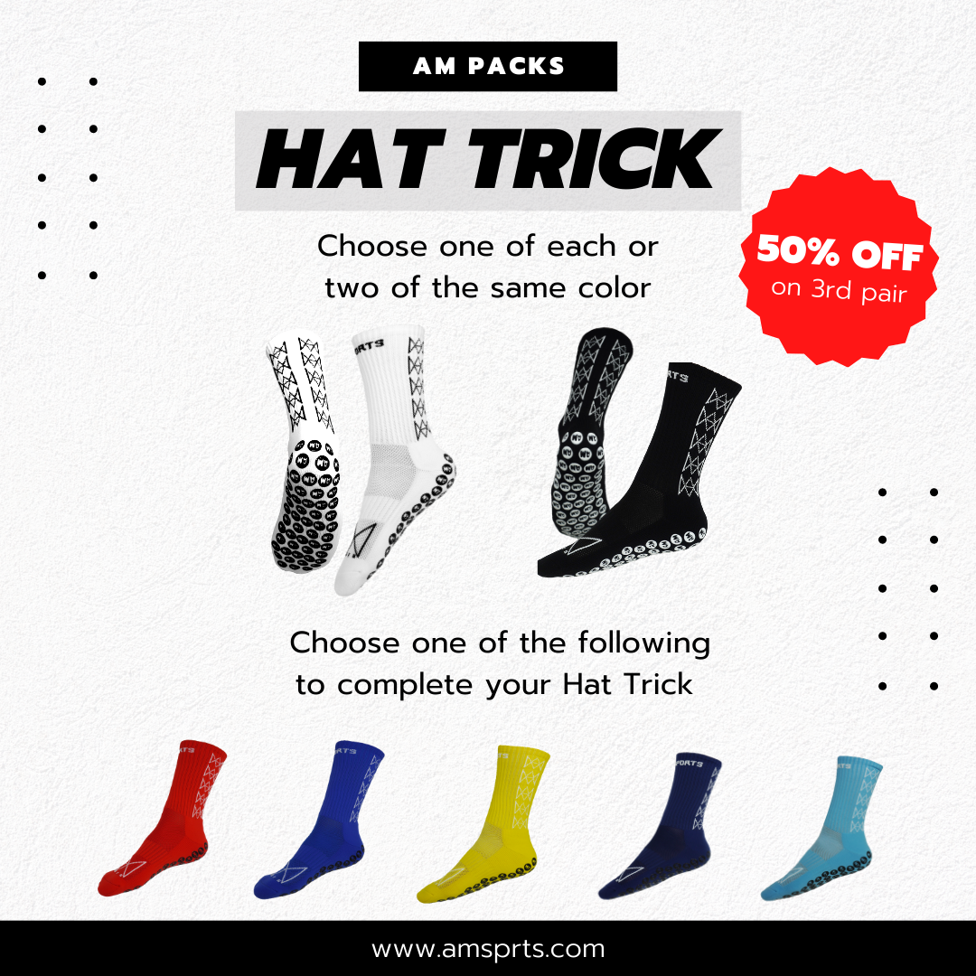 HAT TRICK (Grip Socks Pack)